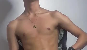 kinky Derek shows off with rubber glove