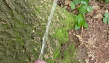 Cheating wife into the woods, he have my load inside him