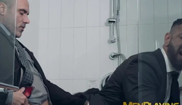 Kinky Manuel Skye gets his cock hungry ass rimmed before sex