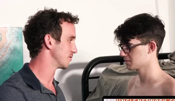 Nerdy Gay Teen Seduced Into Breeding Threesome With Stepfamily