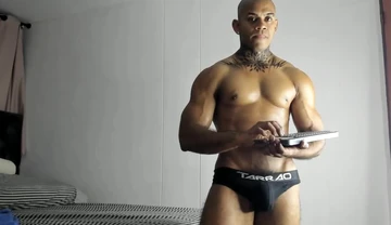 Bushy Uncut Latino Cock