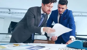 Boss Drew Dixon bends Pol Prince over for intense punishment