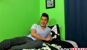 Andy Taylor jerks off and slides dildo in ass until jizzing