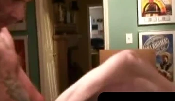 Grandpa and younger homo swallow each others cocks and jizz in solo play