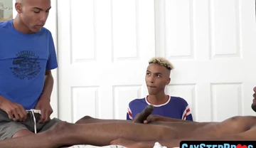 Two Twink Stepbros Get Their Raw Rocks Off In A Sizzling Threesome